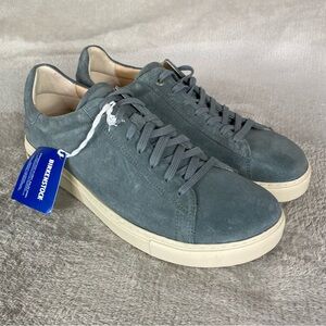 Birkenstock Bend Low Decon Mens Sneaker US 11 EU 44 Blue Suede Leather NEW